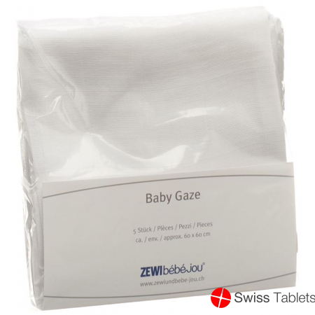 Zewi Baby Gaze 9/7 Windeln 60x60cm 5 Stück buy online