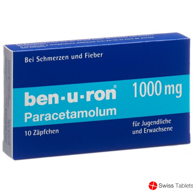 Ben U Ron 1000mg 10 Zäpfchen buy online