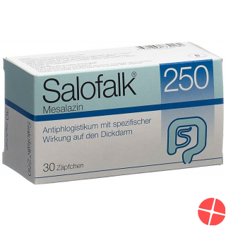 Salofalk Zäpfchen 250mg 30 Stück