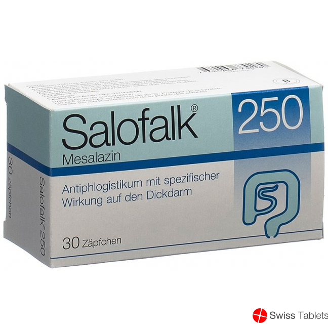 Salofalk Zäpfchen 250mg 30 Stück buy online
