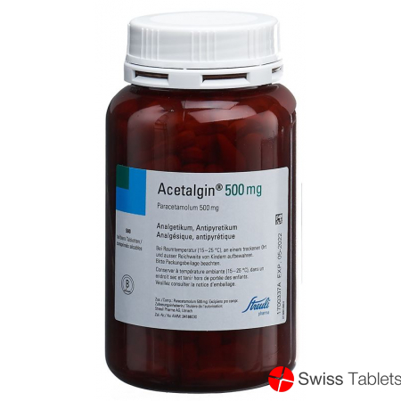 Acetalgin Tabletten 500mg 500 Stück buy online