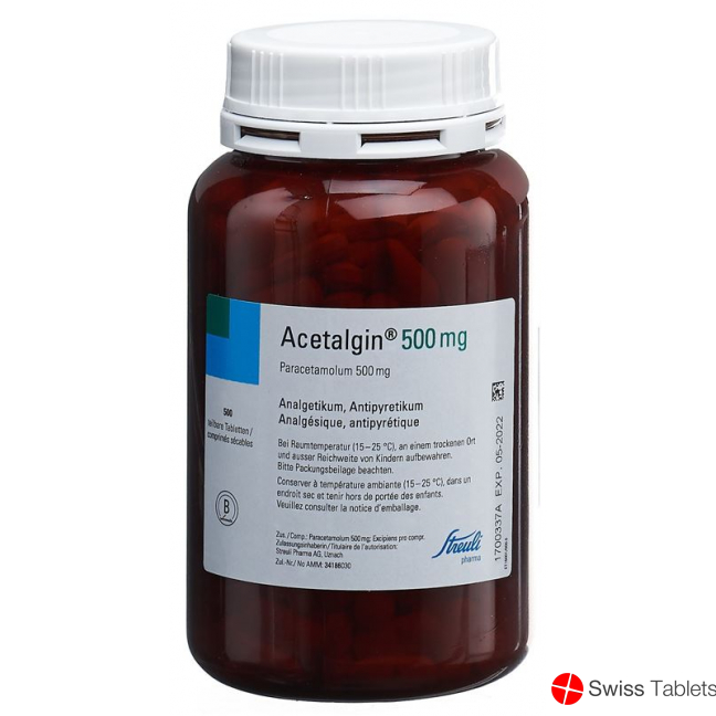 Acetalgin Tabletten 500mg 500 Stück buy online