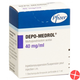 Depo Medrol Injektionssuspension 40mg/ml Durchstechflasche 1ml