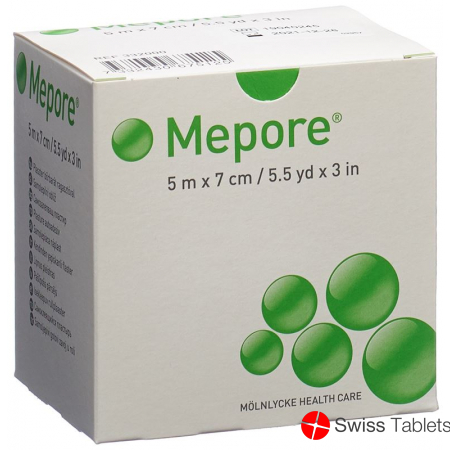 Mepore Wundverband 5mx7cm Wundkissen 3cm buy online