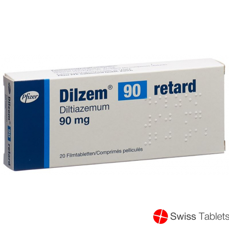 Dilzem Retard Filmtabletten 90mg 20 Stück buy online