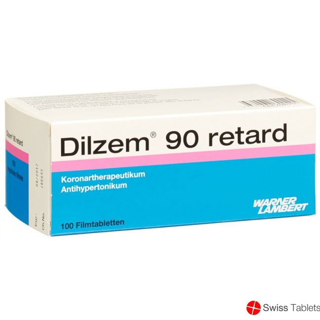 Dilzem Retard Filmtabletten 90mg 100 Stück buy online Dilzem Retard Filmtabletten 90mg 100 Stück buy online