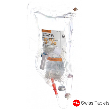 Gluc Bichsel Infusionslösung 5% M Best Beutel 500ml buy online