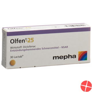 Olfen 25 Lactabs 25mg 30 Stück