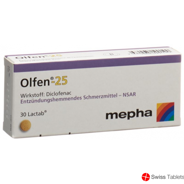 Olfen 25 Lactabs 25mg 30 Stück buy online