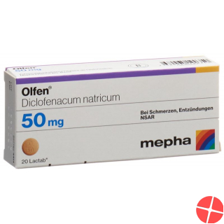 Olfen 50 Lactabs 50mg 20 Stück