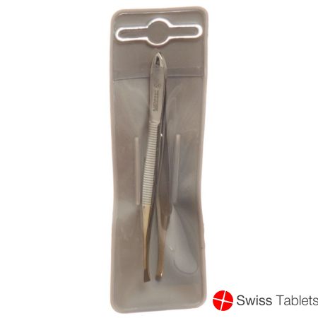 Maltese tweezers slanted Ni/gold 8cm No 9 buy online
