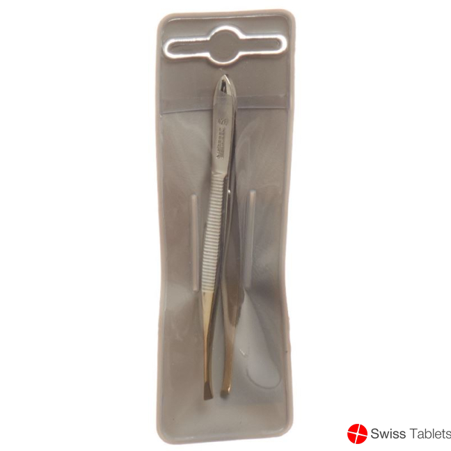 Maltese tweezers slanted Ni/gold 8cm No 9 buy online