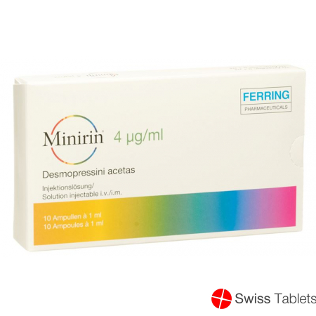 Minirin Injektionslösung 4mcg i.m./i.v. 10 Ampullen 1ml buy online