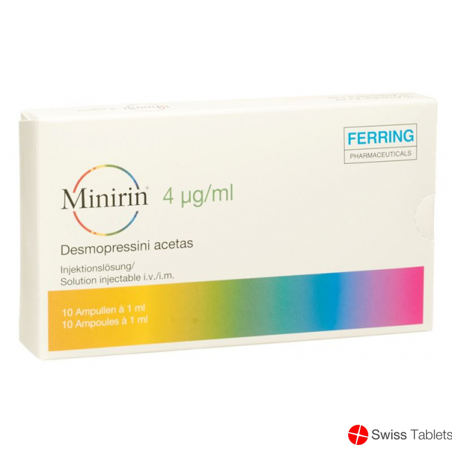 Minirin Injektionslösung 4mcg i.m./i.v. 10 Ampullen 1ml buy online