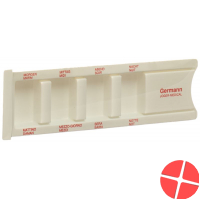 Germann Daily Drug Disp White/red lettering