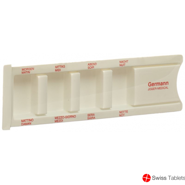 Germann Daily Drug Disp White/red lettering buy online