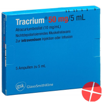 Tracrium Injektionslösung 50mg/5ml 5 Ampullen 5ml Tracrium Injektionslösung 50mg/5ml 5 Ampullen 5ml