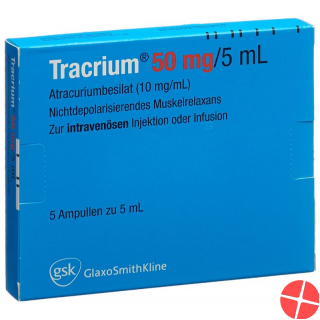Tracrium Injektionslösung 50mg/5ml 5 Ampullen 5ml
