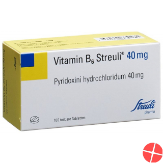 Vitamin B6 40mg 100 Tabletten