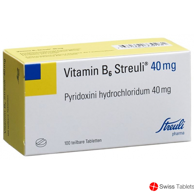 Vitamin B6 40mg 100 Tabletten buy online