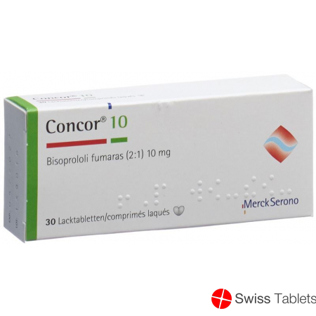 Concor Lacktabletten 10mg 30 Stück buy online
