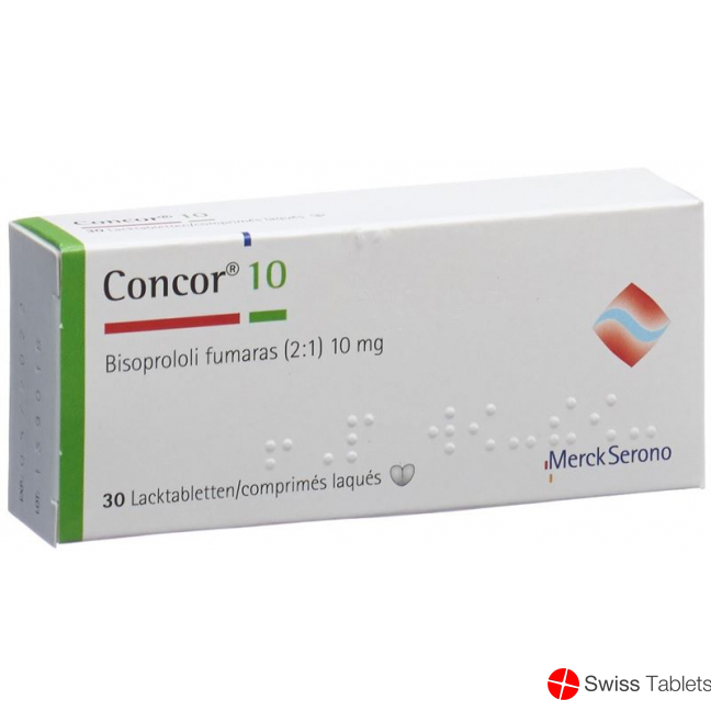 Concor Lacktabletten 10mg 30 Stück buy online