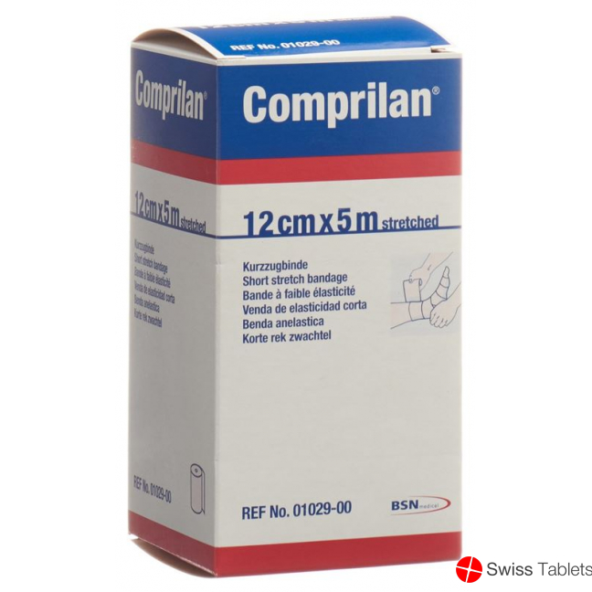 Comprilan Kompressionsbinde Kurzem Zug 5mx12cm buy online