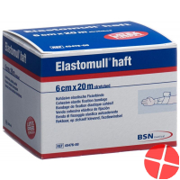 Elastomull Haft Gazebinde Weiss 20mx6cm Rolle Elastomull Haft Gazebinde Weiss 20mx6cm Rolle