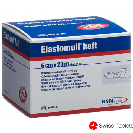 Elastomull Haft Gazebinde Weiss 20mx6cm Rolle buy online Elastomull Haft Gazebinde Weiss 20mx6cm Rolle buy online