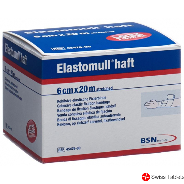 Elastomull Haft Gazebinde Weiss 20mx6cm Rolle buy online Elastomull Haft Gazebinde Weiss 20mx6cm Rolle buy online