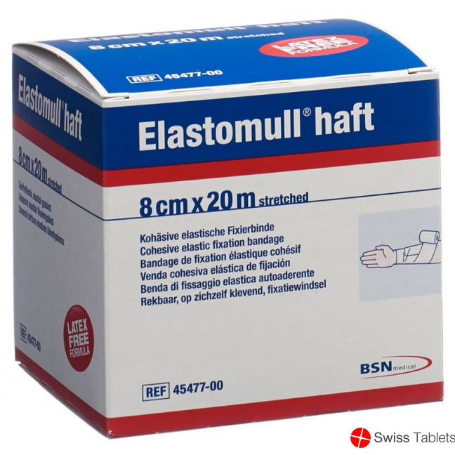 Elastomull adhesive gauze bandage white 20mx8cm roll buy online Elastomull adhesive gauze bandage white 20mx8cm roll buy online