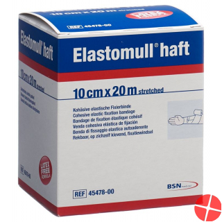 Elastomull Haft Gazebinde Weiss 20mx10cm Rolle