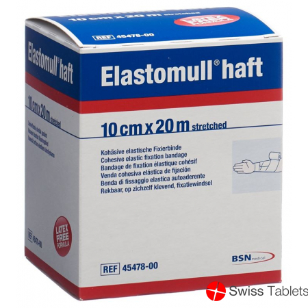 Elastomull Haft Gazebinde Weiss 20mx10cm Rolle buy online Elastomull Haft Gazebinde Weiss 20mx10cm Rolle buy online