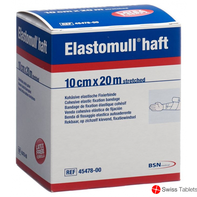 Elastomull Haft Gazebinde Weiss 20mx10cm Rolle buy online Elastomull Haft Gazebinde Weiss 20mx10cm Rolle buy online