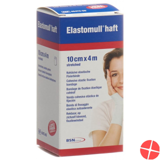 Elastomull Haft Gazebinde Weiss 4mx10cm Rolle Elastomull Haft Gazebinde Weiss 4mx10cm Rolle