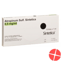 Atropinum Sulf Sintetica 0.5mg/ml 10 Ampullen 1ml