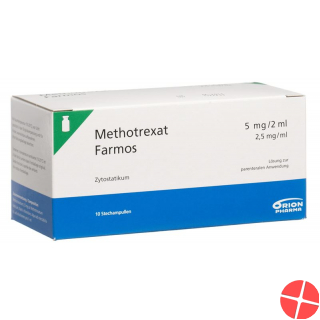 Methotrexat Farmos 5mg/2ml 10 Durchstechflaschen 2ml