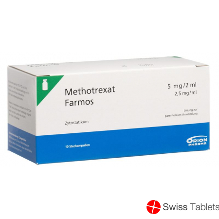 Methotrexat Farmos 5mg/2ml 10 Durchstechflaschen 2ml buy online