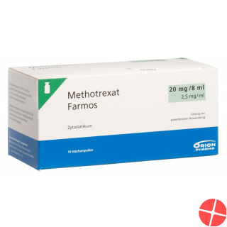 Methotrexat Farmos 20mg/8ml 10 Durchstechflaschen 8ml