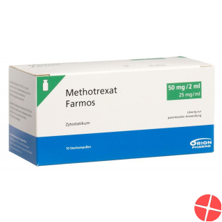 Methotrexat Farmos 50mg/2ml 10 Durchstechflaschen 2ml