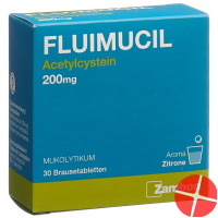 Fluimucil Brausetabletten 200mg Erwachsene Citron 30 Stück
