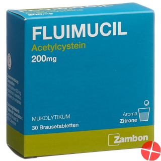 Fluimucil Brausetabletten 200mg Erwachsene Citron 30 Stück