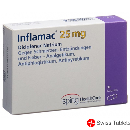 Inflamac Kapseln 25mg 30 Stück buy online
