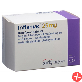 Inflamac Kapseln 25mg 100 Stück
