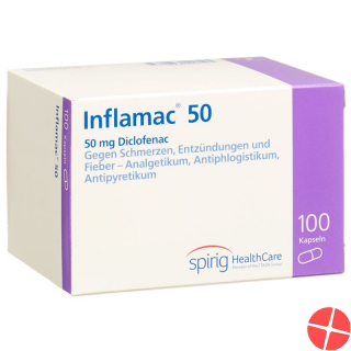 Inflamac 50 Kapseln 50mg 100 Stück