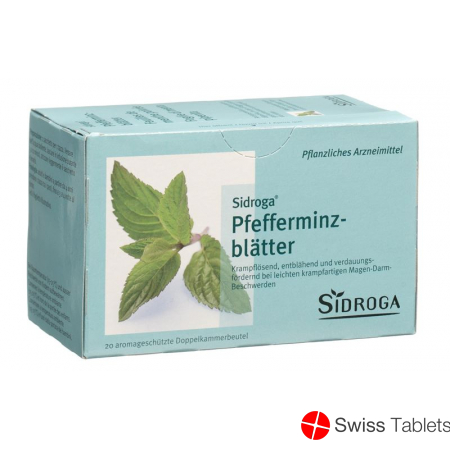 Sidroga Pfefferminzblätter Tee 20 Beutel buy online
