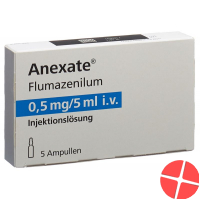 Anexate Injektionslösung 0.5mg/5ml 5 Ampullen 5ml