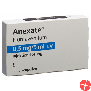 Anexate Injektionslösung 0.5mg/5ml 5 Ampullen 5ml