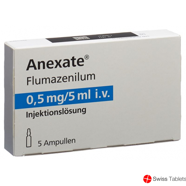 Anexate Injektionslösung 0.5mg/5ml 5 Ampullen 5ml buy online