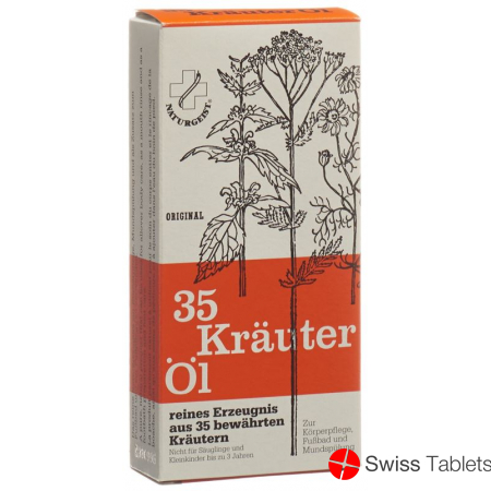 Naturgeist Original 35 Kräuter Öl Glasflasche 80ml buy online